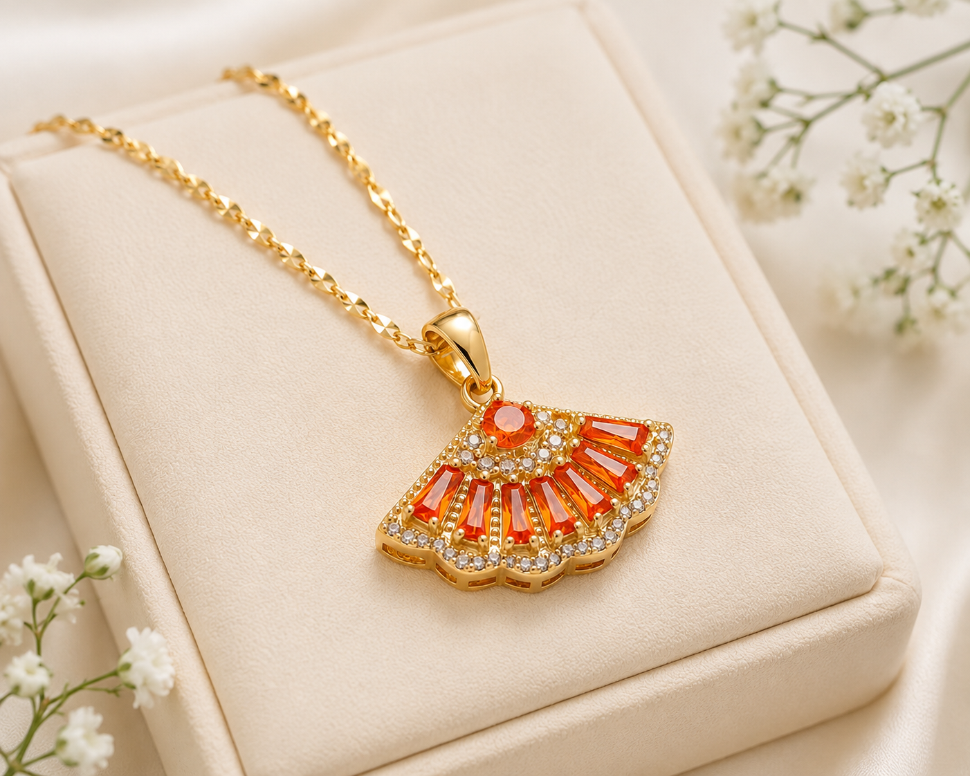 Elara Luxe Pearl Necklace