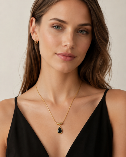 The Onyx Drop Pendant