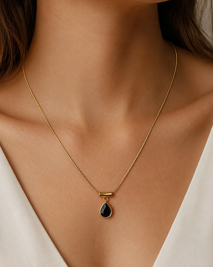 The Onyx Drop Pendant