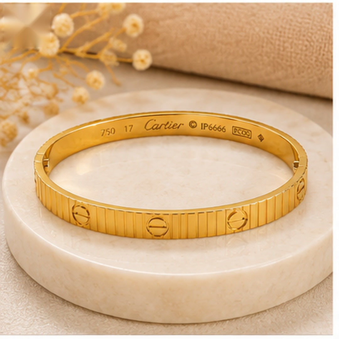 Swarnique Gold Screw bracelet